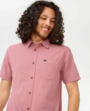 Shirts & Flannels Rip Curl Men Classic Surf Washed Short Sleeve Shirt - 1