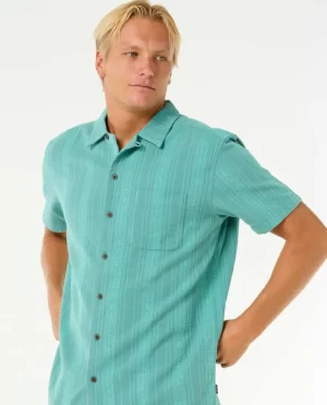 Shirts & Flannels Rip Curl Raw Energy Stripe Short Sleeve Shirt Men - 1