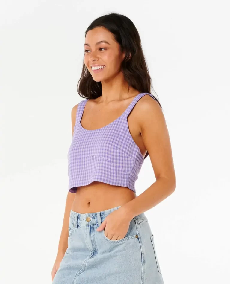 Shirts & Tops Premium Surf Check Crop Rip Curl Women - 3