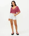 Shirts & Tops Rip Curl Beach Party Short Sleeve Top Women - 4