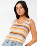 Shirts & Tops Rip Curl Cala Nights Knit Crop Women - 1