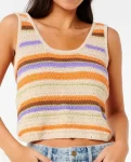 Shirts & Tops Rip Curl Cala Nights Knit Crop Women - 5
