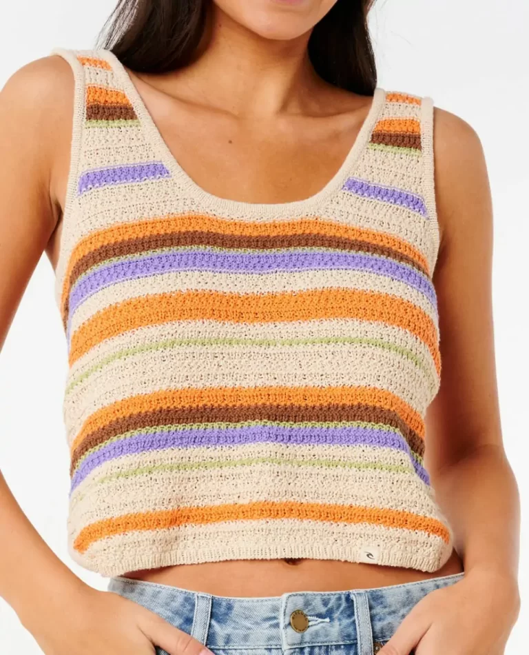 Shirts & Tops Rip Curl Cala Nights Knit Crop Women - 5