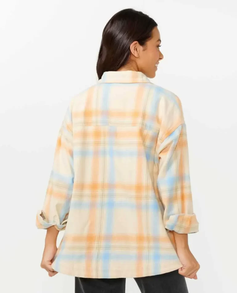 Shirts & Tops Women Rip Curl Beach Party Flannel Shirt - 2
