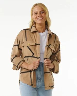 Shirts & Tops Women The Search Flannel Shirt Rip Curl - 1