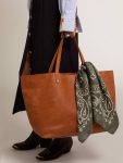 Silks & Scarves Moss-Green Scarf With Paisley Pattern Women Moss Green Golden Goose - 3