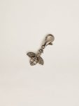 Silver Bag Accessories Bee-Shaped Charm In Silver-Colored Brass With Crystals Women Golden Goose - 2