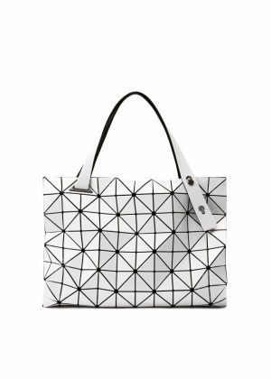 Silver （No.91）|White （No.01）|Black （No.15） Issey Miyake Women Handbags Carton - 1