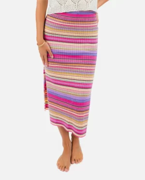 Skirts Rip Curl Palapa Knit Midi Skirt Women - 1