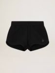 Skirts & Shorts Women's Black Shorts With Tone-On-Tone Star Women Black Golden Goose - 1