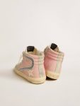Slide Women Pink Slide Ltd With Leather Star And Swarovski Crystal Flash Golden Goose - 4