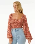 Soleil Long Sleeve Top Rip Curl Women Shirts & Tops - 2