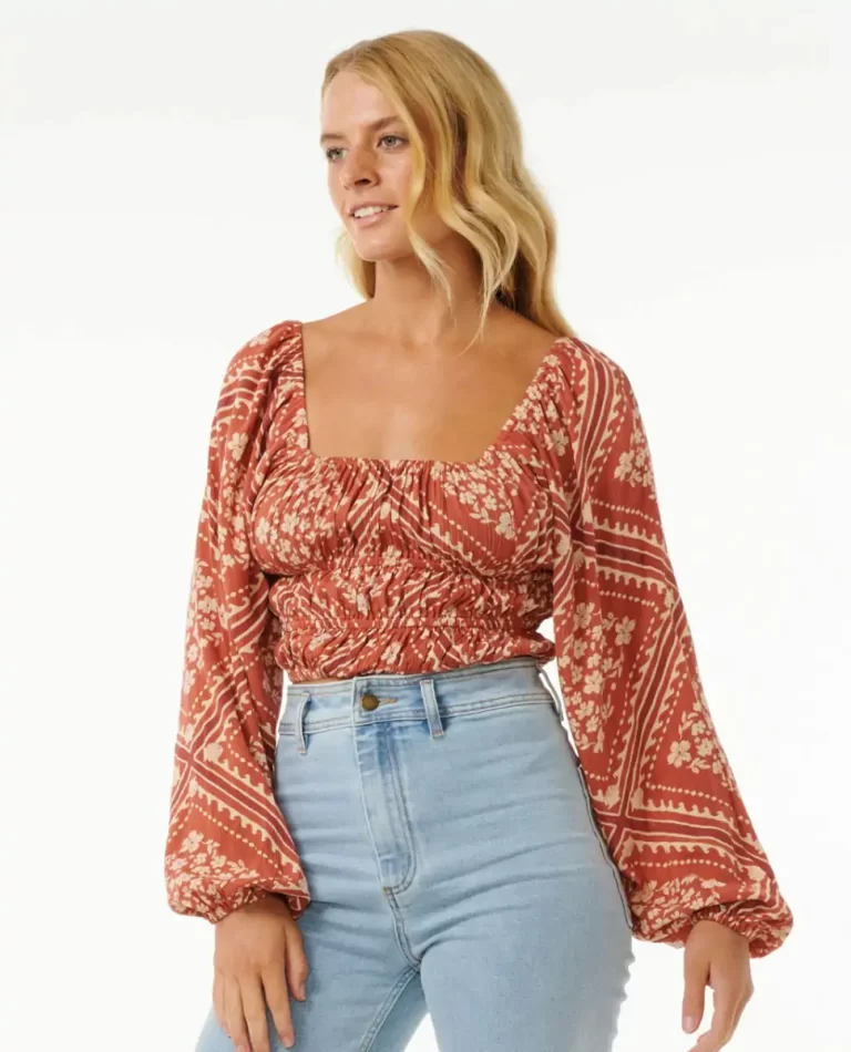 Soleil Long Sleeve Top Rip Curl Women Shirts & Tops - 2