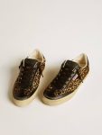 Soul Star In Leopard-Print Pony Skin With Black Nappa Leather Heel Tab And Inserts Ggdb Classics Women Golden Goose - 2