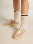 Soul Star In Pink Suede With Milk-White Leather Heel Tab Women Ggdb Classics Golden Goose - 3