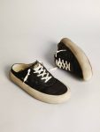 Space-Star Men's Space-Star Sabots In Black Nylon With Black Leather Star Men Golden Goose - 2
