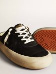 Space-Star Men's Space-Star Sabots In Black Nylon With Black Leather Star Men Golden Goose - 4