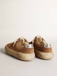 Space-Star Women's Space-Star In Tobacco-Colored Suede With Perforated Star Women Golden Goose - 5