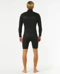Springsuits Men Rip Curl Mens Dawn Patrol 2/2 Long Sleeve Chest Zip Springsuit - 3