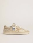 Stardan Women Stardan In Cream-Colored Suede And Leather With Swarovski And A Suede Star Golden Goose - 1