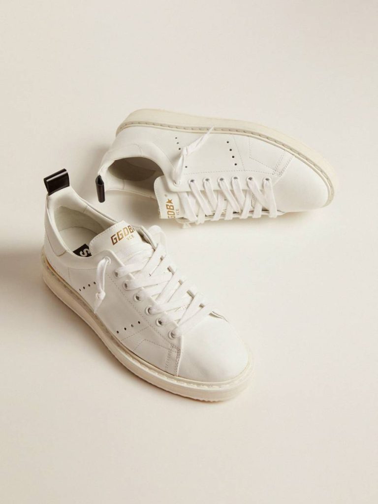 Starter Golden Goose Women Starter Sneakers In Total White Leather - 2