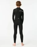 Steamers Kids Junior Dawn Patrol Back Zip 4/3 Fullsuit Wetsuit Rip Curl - 3