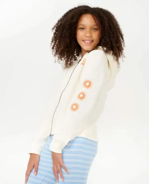 Sun Sol Zip Through Hood Rip Curl Kids Hoodies & Fleece - 1