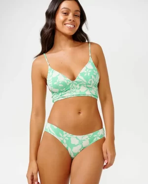 Sun To Sea Long Line Crop Bikini Tops Rip Curl Women - 1