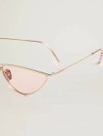 Sunframe Cat-Eye Style With Pink Frame And Lenses Women Golden Goose Rose Gold Sunglasses - 2