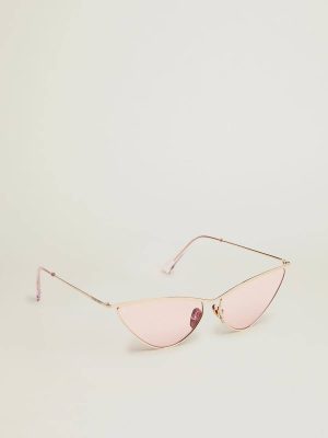 Sunframe Cat-Eye Style With Pink Frame And Lenses Women Golden Goose Rose Gold Sunglasses - 1