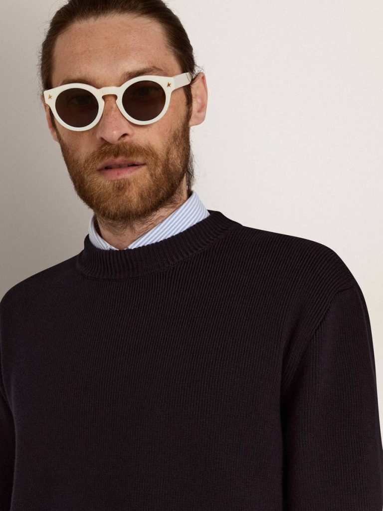 Sunglasses Panthos Model With White Frame And Gold Details Women Golden Goose White Sunglasses - 4