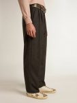 Super-Star Golden Goose White Men Super-Star With Suede Star And Brown Leather Heel Tab - 3