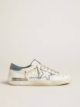 Super-Star Men Golden Goose Men’s Super-Star Ltd In Nappa With Embroidered Star And Leather Heel Tab - 1