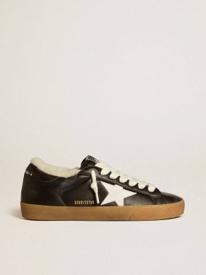 Super-Star Men's Super-Star In Matelassé Nappa With Leather Star And Shearling Lining Golden Goose Men - 1