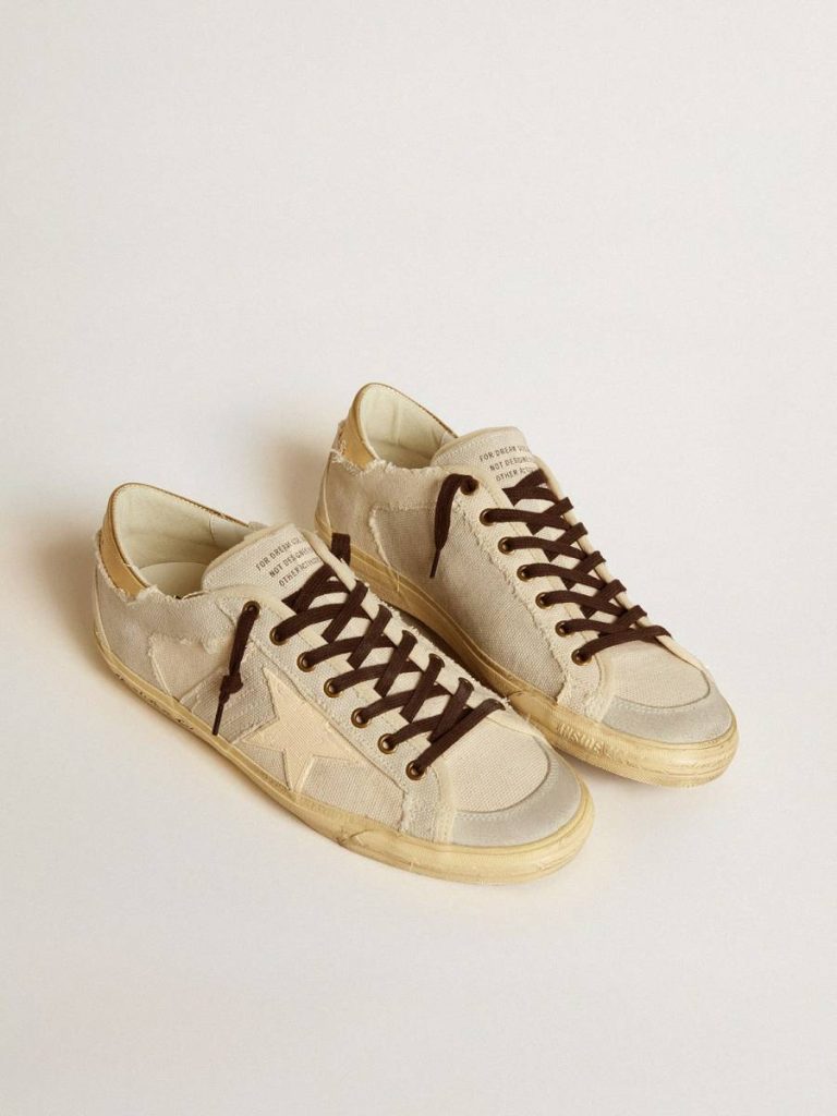 Super-Star Men's Super-Star Ltd In Canvas With Tpu Star And Leather Heel Tab Men Golden Goose - 2