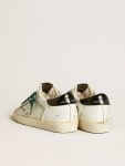 Super-Star Women’s Super-Star Lab In White Leather With White Star And Black Heel Tab Women Golden Goose - 4