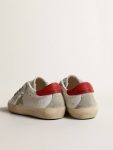 Super-Star Young With Suede Star And Red Leather Heel Tab Golden Goose White Kids Boys (4-10 Years) - 4