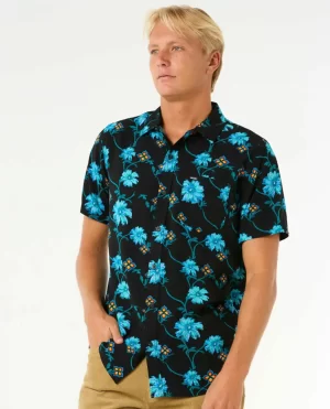 Surf Revival Short Sleeve Shirt Rip Curl Men Shirts & Flannels - 1