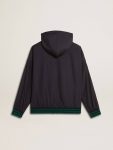 Sweatshirts Men's Green And Blue Reversible Hooded Sweatshirt Blue And Green Women Golden Goose - 3