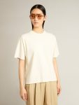 T-Shirt In Aged White With Reverse Logo On The Back - Jersey Capsule T-Shirts & Tops Aged White Women Golden Goose - 2