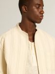 T-Shirts & Polo Shirts Men's Long-Sleeved T-Shirt In Panama-Colored Linen Golden Goose Panama Men - 2