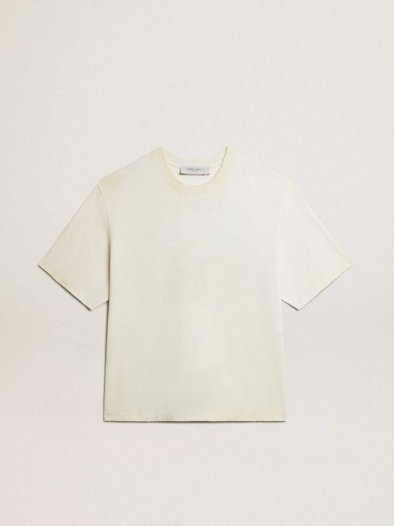 T-Shirts & Tops Aged White Women Aged White Cny T-Shirt Golden Goose - 1
