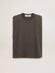 T-Shirts & Tops Golden Goose Anthracite Gray Sleeveless T-Shirt Anthracite Gray Women - 1