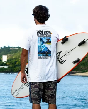 Tees & Tanks Eddie Would Go Poster Tee Men Rip Curl - 1