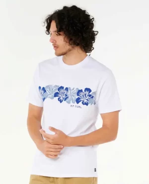Tees & Tanks Men Aots Cody Welsh Hibiscus Tee Rip Curl - 1