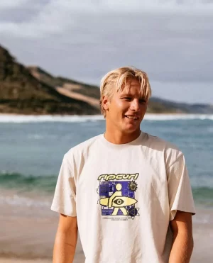 Tees & Tanks Rip Curl Men Archive Super Computer Cpu Tee - 1