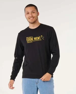 Tees & Tanks Rip Curl Men Eddie Went Photo Long Sleeve T - 1