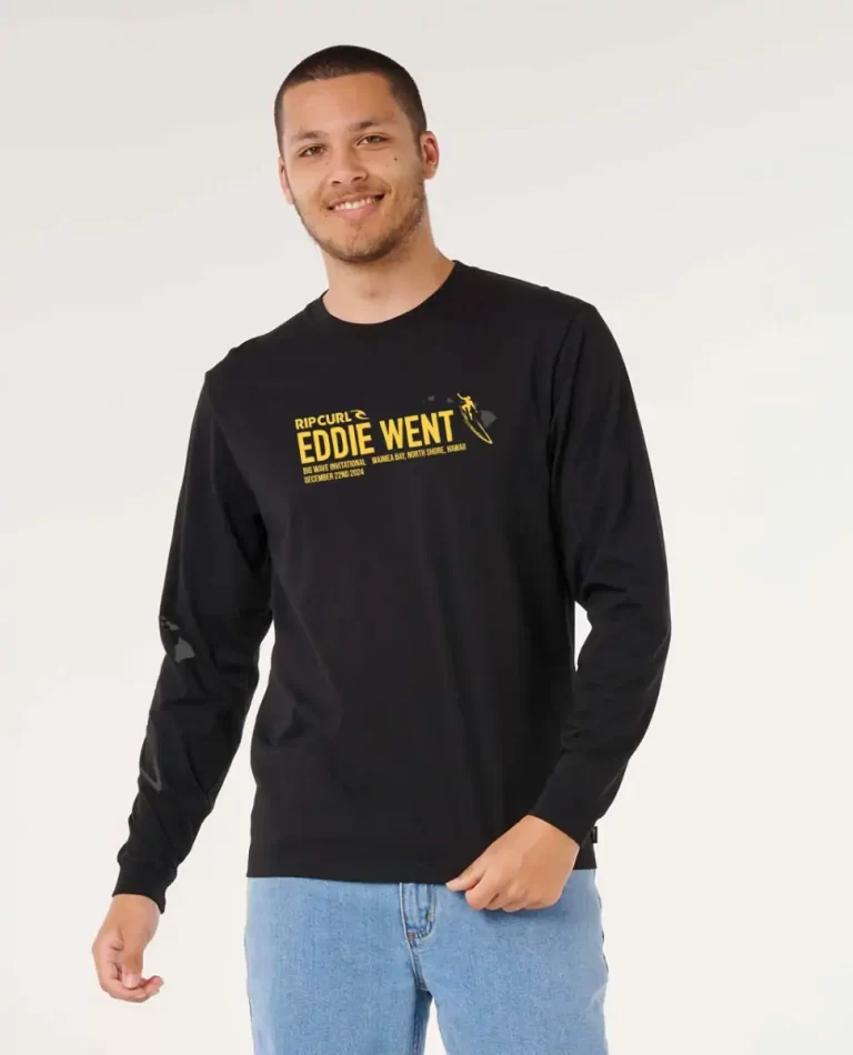 Tees & Tanks Rip Curl Men Eddie Went Photo Long Sleeve T - 1