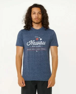 Tees & Tanks Sandcastle Mock Twist Tee Men Rip Curl - 1