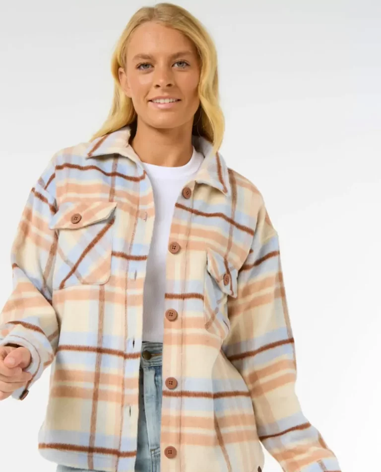 The Search Flannel Shirt Shirts & Tops Rip Curl Women - 1